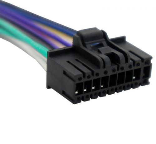 Sony xrc-410 aftermarket stereo radio receiver replacement wire harness cable