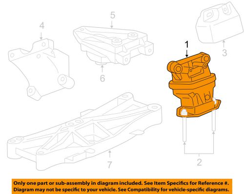 Chrysler oem-engine torque strut mount 4578044af