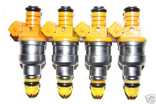 *asnu* 1991-1994 bmw 318is 1.8l l4 m42 fuel injectors bosch 4-hole upgrade set