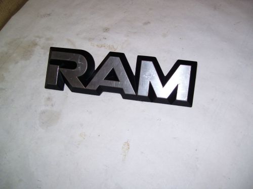 82-87 dodge ram custom fender emblem nameplate