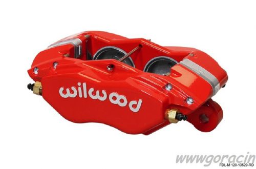 Wilwood forged dynalite-m red powdercoated brake caliper,classic,fits1 rotors -