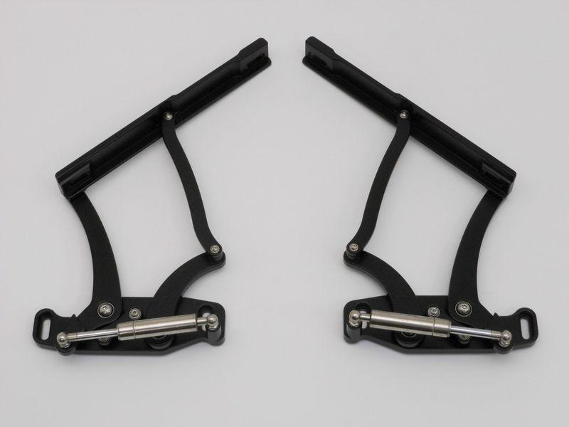 1965 1966 1967 chevelle el camino billet hood hinges black. made in u.s.a.