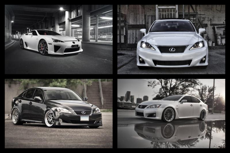 Lexus lf-a lfa isf is-f is250 f-sport hd poster collage print multiple sizes