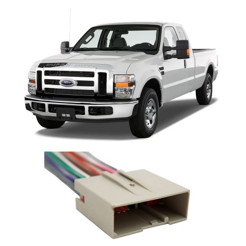 Ford f-250 2005-2010 factory stereo to aftermarket radio harness adapter