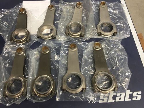New titanium forged 6&#034; connecting rods small block ford roush yates c3 d3 x 8