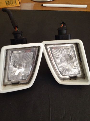 Vw beetle  98-05 license plate pair r&amp;l part#1c0943126/125 white