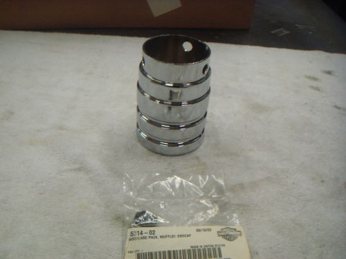 Harley-davidson end cap &#034;double groove&#034; 65125-02