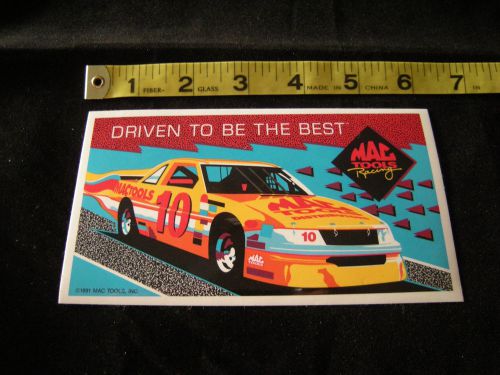 Vintage snap-on, mac tools, tool box sticker, new, 1980's