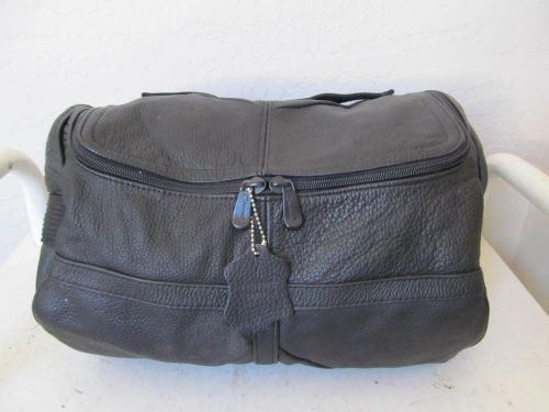 Carrol motorcycle bag black leather