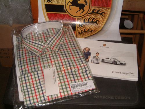 Porsche design selections men&#039;s retro spirit dress shirt euro=m is a usa=s