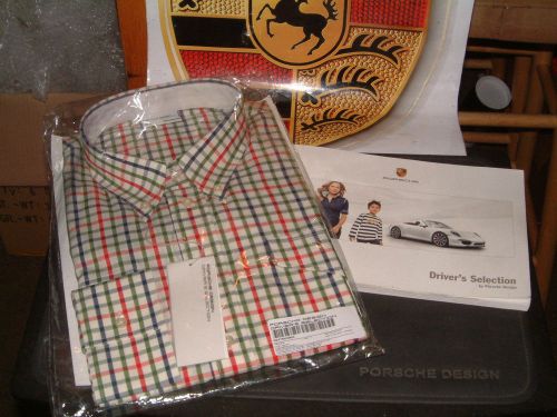 Porsche design selections men's retro spirit dress shirt euro=m is a usa=s