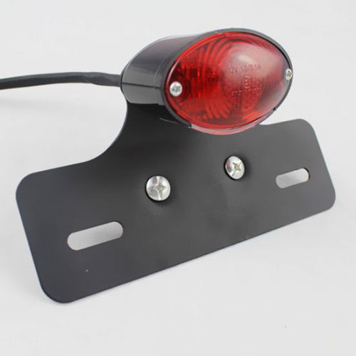 Motorcycle tail brake light license plate holder kawasaki suzuki honda yamaha