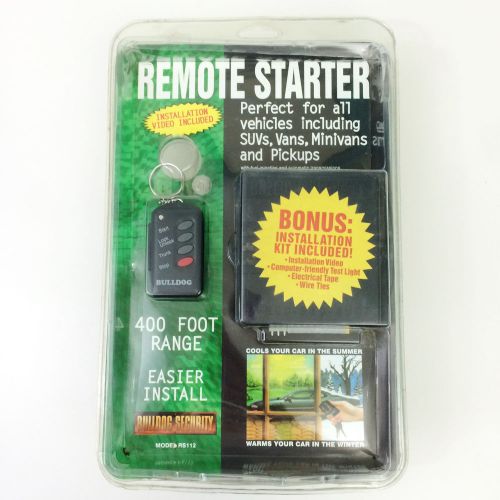 Bulldog rs112 security long range (400 feet ) remote starter truck car suv van