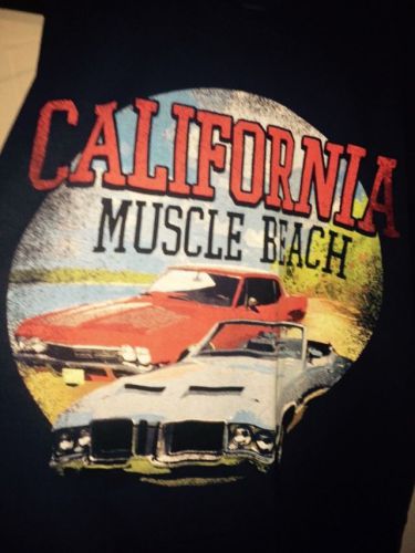 "california muscle beach" adult (3xlt) xxx-large tall t-shirt new