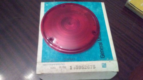 1960-61-62-63-64 chevy truck tail lamp lense in box nos gm &#039;5952675 lens