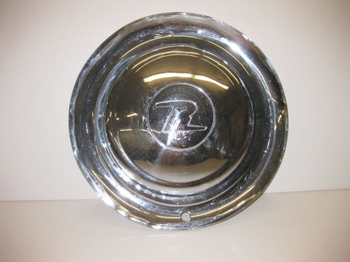 1955 rambler hubcap hard to find bright finish decent unrestored 1954 1956 1953