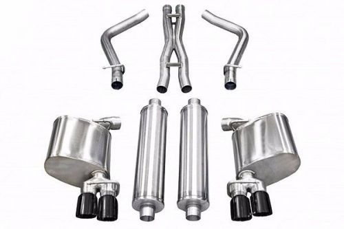 Corsa 2.5&#034; dual rear cat-back exhaust system 2011-2014 dodge charger r/t 5.7l v8