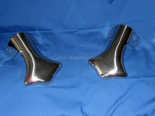 Vintage style exhaust deflectors - pair
