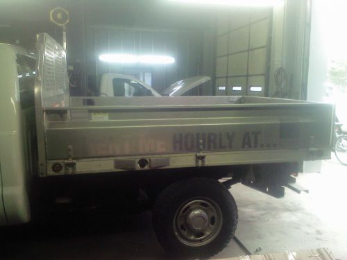 Aluminum pickup truck bed