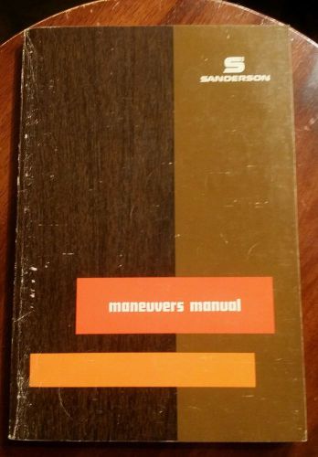Vintage  pilot book maneuvers manual