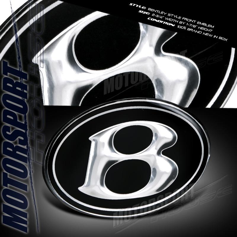 2005-2010 chrysler 300/300c limited front grille b logo emblem bentley style 1pc