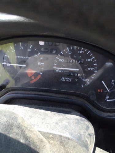 Honda del sol  gauge cluster manual delsol