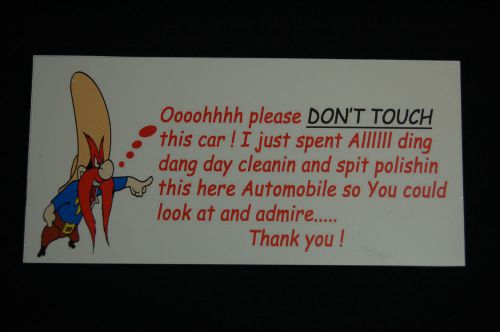 Simitty do not touch cruise night car show antique vintage racing detail clean