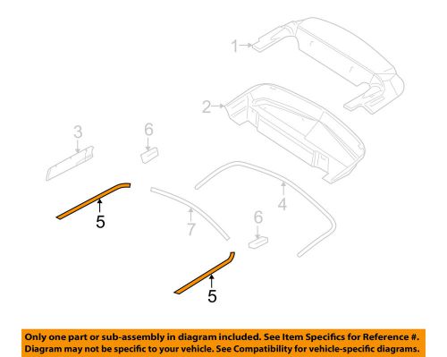 Ford oem 10-14 mustang convertible top-outer molding left ar3z76423a19aa