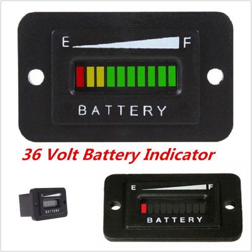 36volt battery indicator meter gauge for ezgo club car yamaha golf cart boat atv