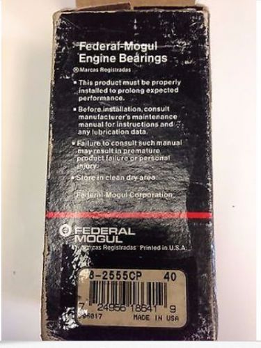 Federal mogul 8-2555cp engine bearings trw-sp 0.040" oversize