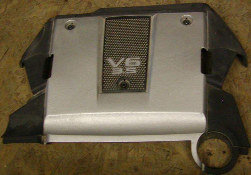Oem factory engine cover nissan 350z 3.5l v6 black/silver used