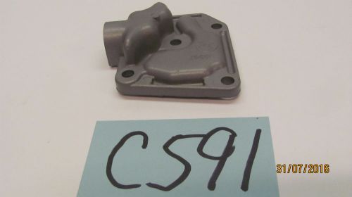 New triump tr7 cylinder head rear housing cover plate w/o water outlet  c591