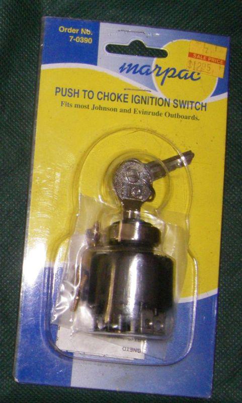 Push to choke ignition switch for most evinrude & johnson outboards - marpac
