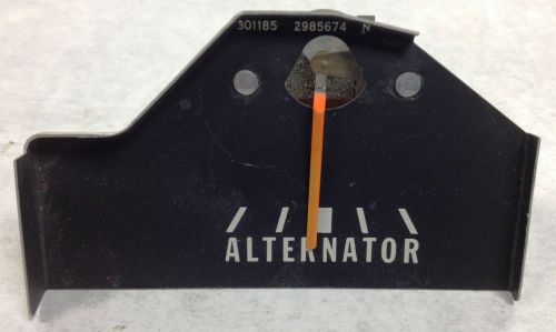 Mopar 1971-1973 chrysler alternator gauge, nice white lettering #2985674