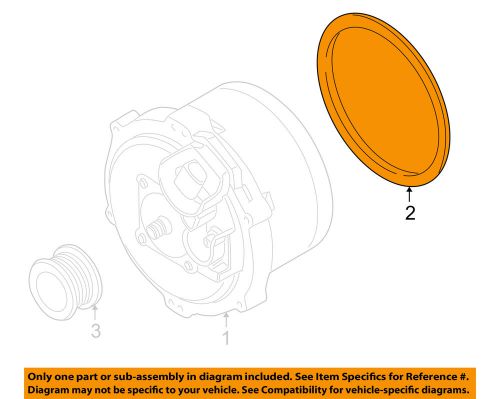 Bmw oem 04-06 x5 alternator-mount bracket gasket 12317507808