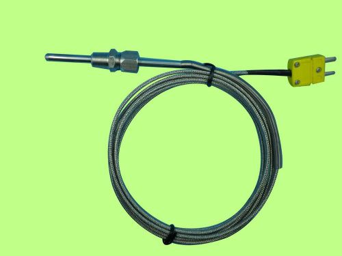 K type thermocouple temperature sensors for egt w 1/8” npt compression fittings