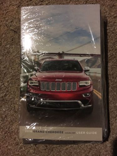 2016 jeep grand cherokee owners manual brand new
