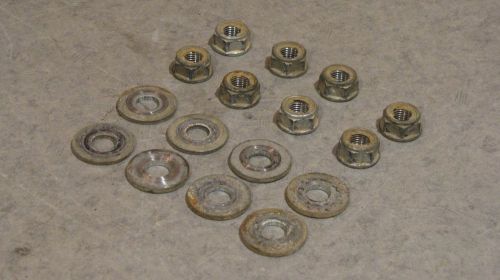 1985 honda atc250sx rear wheel lug nuts and washers set of 8