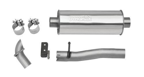 Dynomax 39516 ultra flo stainless stl welded cat-back system jeep wrangler 07-11