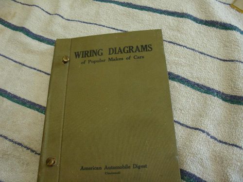 Some rare collector car wiring diagrams