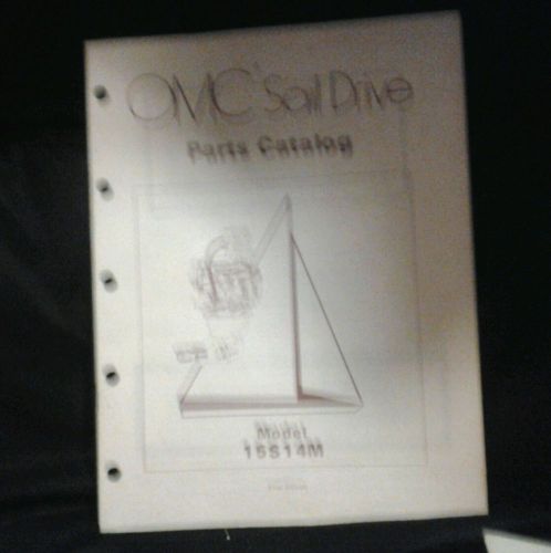 Omc sail drive parts catalog model 15s14m