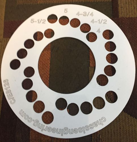 Bolt circle template