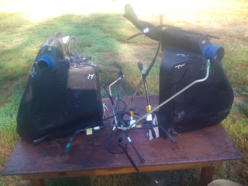 97-04 corvette c5 gas fuel tanks left &amp; right / filler neck &amp; hoses &amp; fuel lines