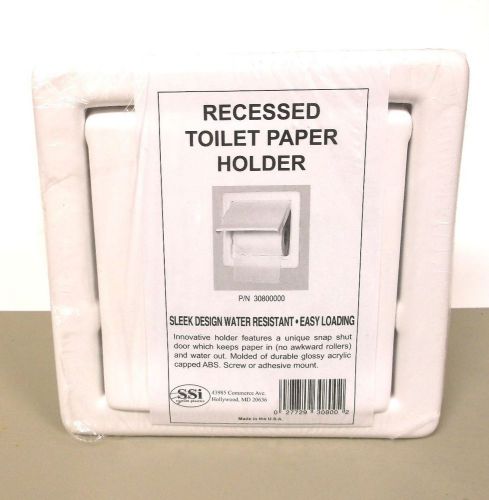 Ssi brand recessed water resistant toilet paper holder
