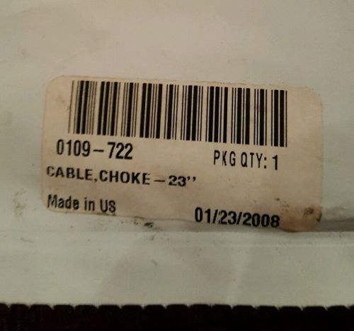 Spi choke cable single arctic cat snowmobiles replaces oem # 0687-006 &amp; 0109-722