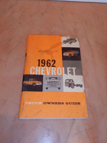 Original 1962 chevrolet factory owner&#039;s manual guide  (lot 116)   *mint*