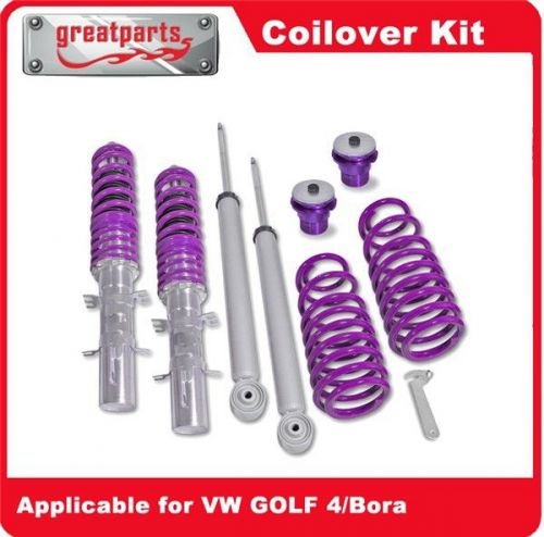 Vw golf 4/bora coilover kit vw beetle height adjustable suspension lowering kit