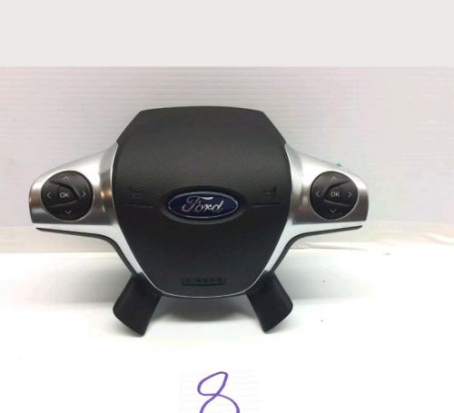 2014 14 focus driver steering wheel air bag airbag black oem
