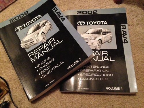 2002 toyota rav4 repair manual 1&amp;2 volumes