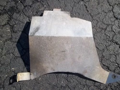 Skidoo aluminum exhaust heat deflector assembly,1993 formula plus brp 580, 582